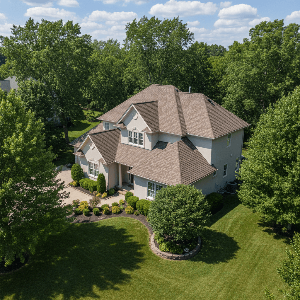 Asphalt shingle roof installation