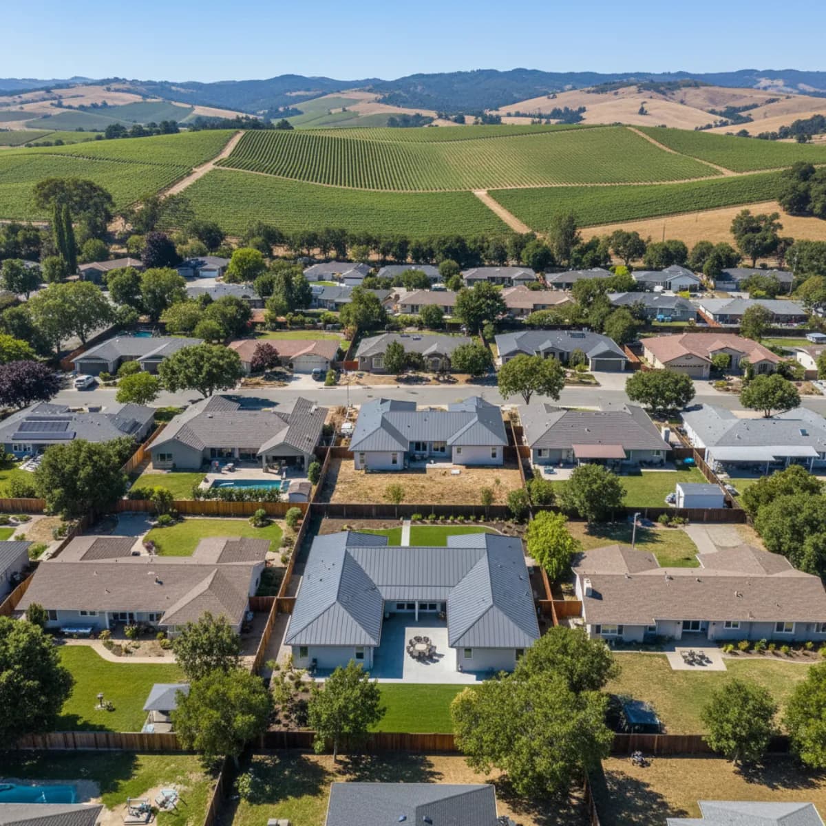 Santa Rosa CA residential roofing in Wine Country