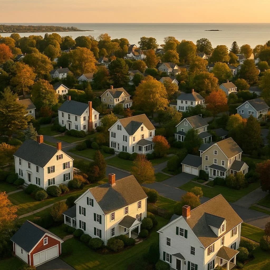 Hartford residential rooftops