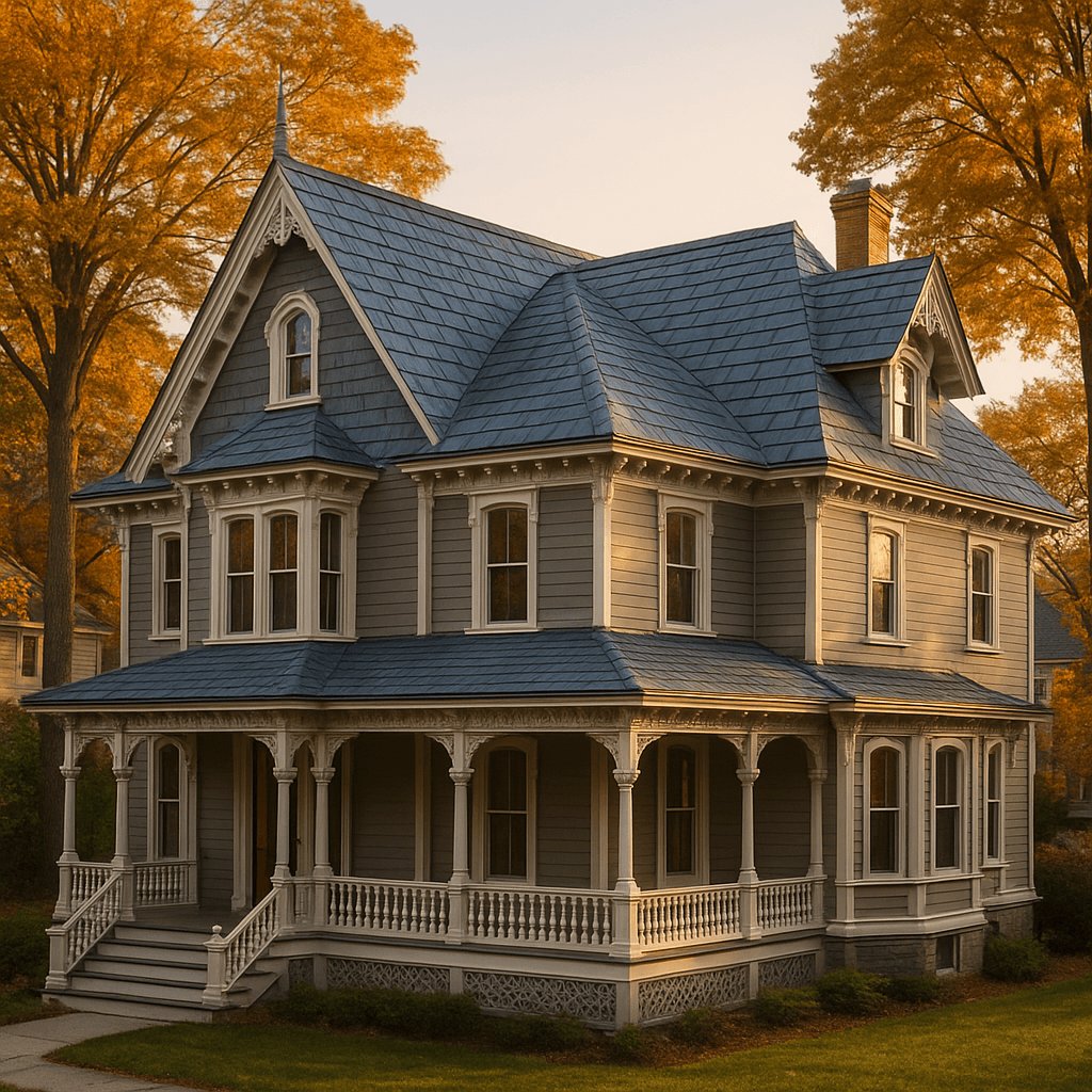 Synthetic slate on Plano home